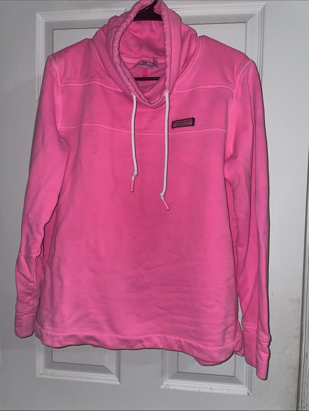 Vineyards Vines Martha Women’s Pink Size M Pullover Funnel Neck Sweatshirt